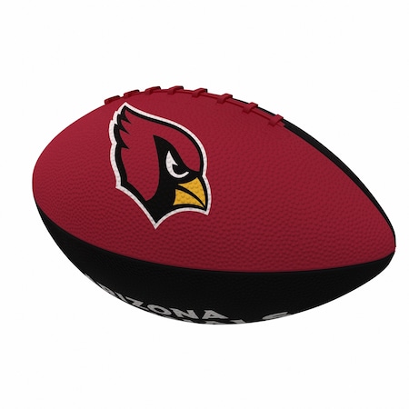 Logo Brands Arizona Cardinals Pinwheel Logo Junior-Size Rubber Football 601-93JR-2